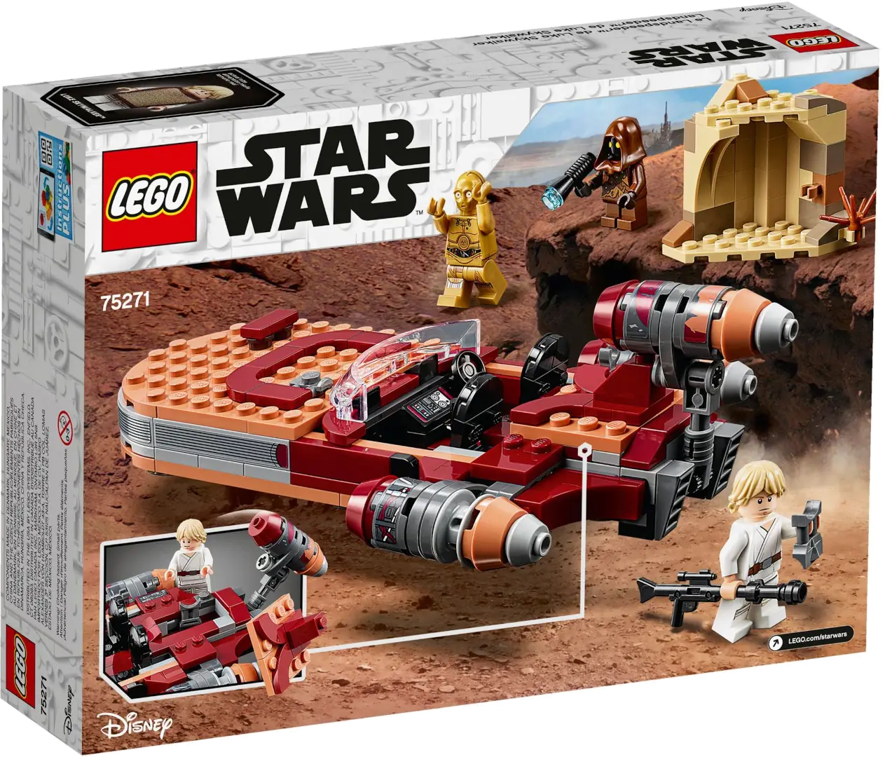 Lego Star Wars 75271 Luke Skywalker's Landspeeder