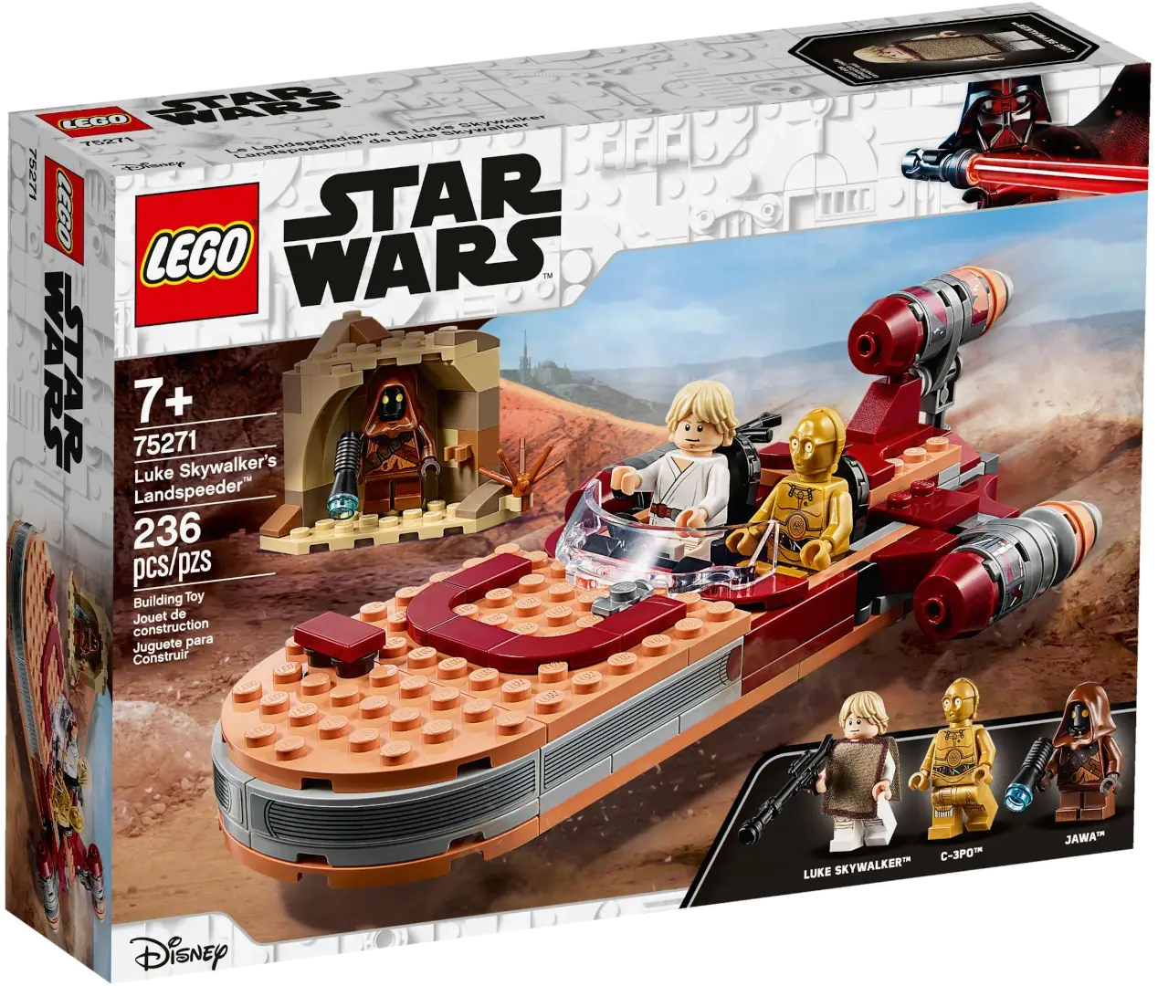 Lego Star Wars 75271 Luke Skywalker's Landspeeder