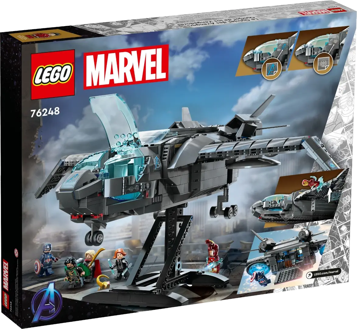 Lego Marvel 76248 The Avengers Quinjet