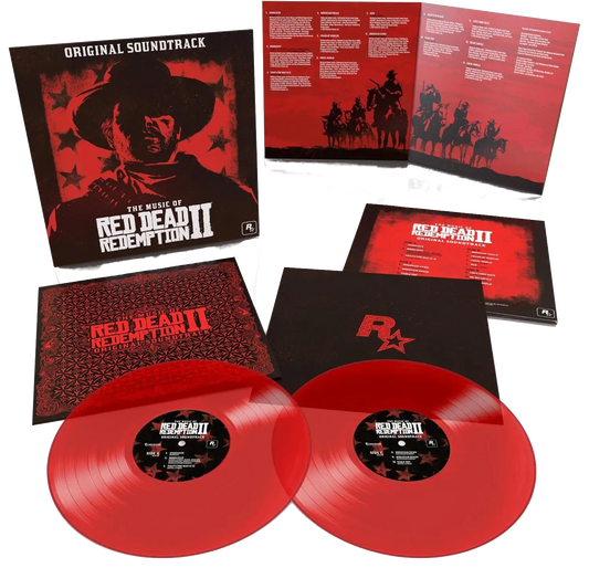 Original Soundtrack - The Music of Red Dead Redemption II 2LP Transparent Red Vinyl