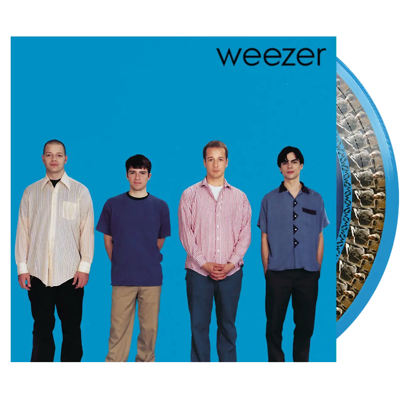weezer blue album 30th anniversary limited edition zoetrope vinyl cover w/ disc preview.