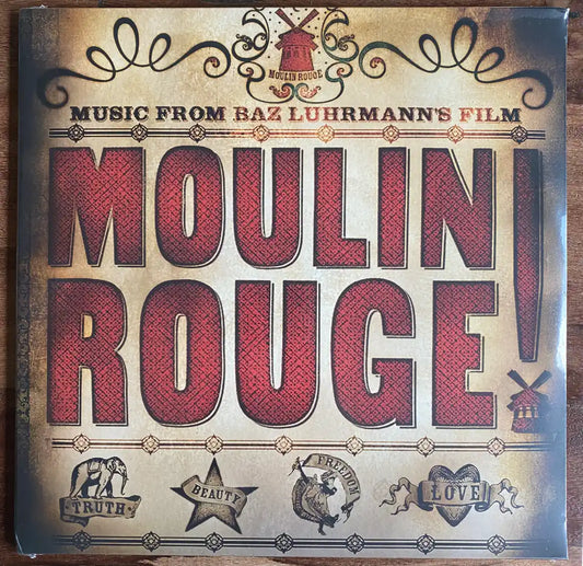 Original Soundtrack - Moulin Rouge Red Translucent and White Marbled 2LP